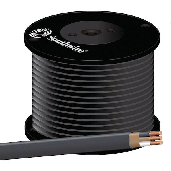 Romex NM-B Non-Metallic Building Cable, Black, Solid, 500 ft 28893615 - main